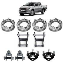 Kit Elevação Jumelo Regulável Espaçador 32mm L200 até 2016 Kit Elevação Jumelo Regulável Espaçador 32mm L200 até 2016