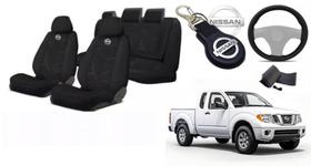 Kit Elite Tecido Bancos Frontier 2000-2010 + Volante + Chaveiro