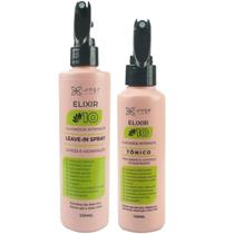 Kit Elixir 10 1 Leave In Spray 230ml 1 Tônico 140ml Voga