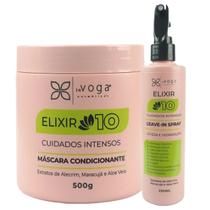 Kit Elixir 10 1 Máscara 500g 1 Leave In Spray 230ml Voga
