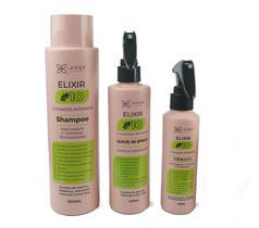 Kit Elixir 10 In Voga Shampoo, Máscara e Leave IN