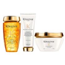 Kit Elixir Kérastase - Shampoo + Condicionador + Máscara - Kerastase