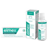 Kit Elmex Sensitive Enxaguante Bucal 400ml + Creme Dental 110g