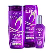 Kit Elseve Colágeno Shampoo 400ml + Condicionador 400ml + Leave in 100ml Kit Elseve Colágeno Shampoo 400ml + Condicionador 400ml + Leave in 100ml