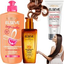 Kit Elseve Creme Pentear Anti-Corte Extraordinario Reparação - Loreal Paris