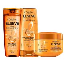 Kit Elseve Extraordinário Nutrição Shampoo 400ml + Condicionador 400ml + Máscara Capilar 300g Kit Elseve Extraordinário Nutrição Shampoo 400ml + Condicionador 400ml + Máscara Capilar 300g