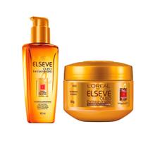 Kit Elseve Glycolic Gloss com Shampoo 200ml + Condicionador 200ml + Creme de Pentear 250ml