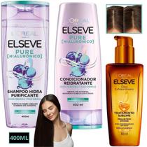 Kit Elseve Glycolic Gloss Hidra Oleo Extraordinario Sonhos