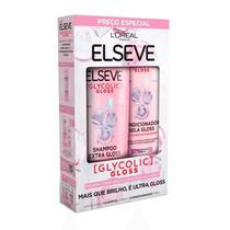 Kit Elseve Glycolic Gloss Shampoo 375ml + Condicionador Glycolic Gloss 170ml