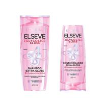 Kit Elseve Glycolic Gloss Shampoo 400ml+Condicionador 200ml