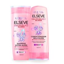 Kit Elseve Glycolic Gloss Shampoo 400ml + Condicionador 400ml