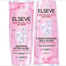 Kit Elseve Glycolic Gloss Shampoo 400ml Condicionador 400ml - Loreal