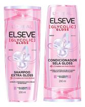 Kit Elseve Glycolic Gloss Shampoo + Condicionador 200 Ml Kit Elseve Glycolic Gloss Shampoo + Condicionador 200 Ml