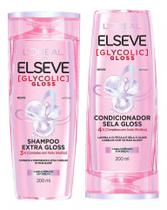 Kit elseve glycolic gloss shampoo + condicionador 200ml