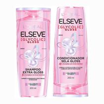 Kit Elseve Glycolic Gloss Shampoo Gloss 200ml + Condicionador Sela Gloss 200ml L'Oréal Paris