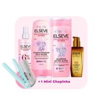 Kit Elseve Glycolic + Mini Prancha Elseve