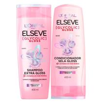 Kit Elseve Glycolit Glos Shampoo + Condicionador 400 ml Kit Elseve Glycolit Glos Shampoo + Condicionador 400 ml