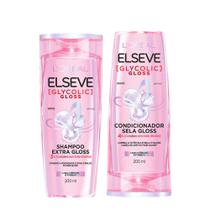 Kit elseve glycolit gloss shampoo+condicionador 200 ml