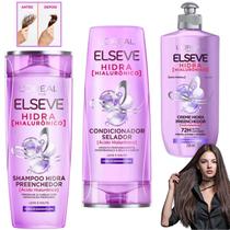 Kit Elseve Hidra Acido Hialurônico Shampoo Condicionador