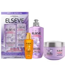 Kit Elseve Hidra Hialurônico 3 Produtos + Óleo Extraordinário 100ml