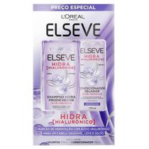 Kit Elseve Hidra Hialurônico com 1 Shampoo 375ml + 1 Condicionador 170ml