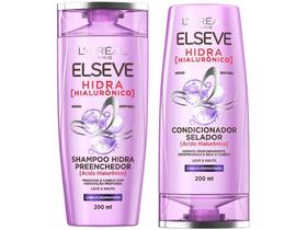 Kit ELSEVE Hidra Hialuronico Shampoo 200ml + Condicionador 200ml Kit ELSEVE Hidra Hialuronico Shampoo 200ml + Condicionador 200ml