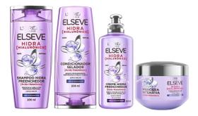 Kit Elseve Hidra Hialuronico Shampoo + Cond + Masc + Cr Pent