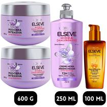 Kit Elseve Hydra Hialurônico Óleo Extraordinário Paris Creme