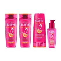 Kit Elseve Liso Dos Sonhos 2 Shampoo 200Ml+ Cond 200Ml+Serum Kit Elseve Liso Dos Sonhos 2 Shampoo 200Ml+ Cond 200Ml+Serum