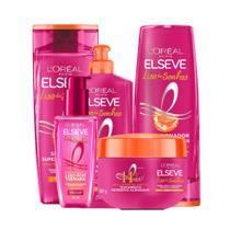 Kit Elseve Liso Dos Sonhos AHA + Queratina Vegetal (5 produtos) Kit Elseve Liso Dos Sonhos AHA + Queratina Vegetal (5 produtos)
