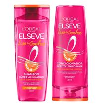 Kit Elseve Liso dos Sonhos Alinhador Shampoo+Condicionador 200ml