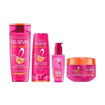 Kit Elseve Liso Dos Sonhos Sh 400Ml+Cond 200Ml+Cr Trat+Serum Kit Elseve Liso Dos Sonhos Sh 400Ml+Cond 200Ml+Cr Trat+Serum