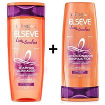 Kit Elseve Liso Dos Sonhos Shampoo 200ml + Condicionador 200ml