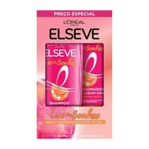 Kit Elseve Liso dos Sonhos Shampoo 375ml + Condicionador 170ml
