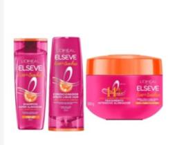 Kit elseve lisos dos sonhos shampoo + cond + máscara loréal