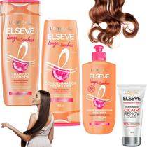 Kit Elseve Longo dos Sonhos Loreal Paris Oleo Extraordinario Cicatri Renov Reparação Salva 3cm Kit Elseve Longo dos Sonhos Loreal Paris Oleo Extraordinario Cicatri Renov Reparação Salva 3cm