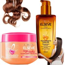Kit Elseve Longo dos Sonhos Loreal Paris Oleo Extraordinario Tratamento Milagroso Repara ultimos 3cm