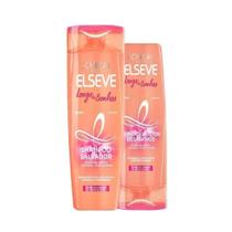 Kit elseve Longo dos Sonhos shampoo com 375mL + condicionador com 170mL