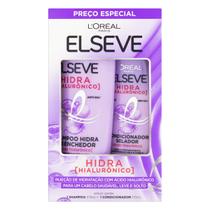 Kit elseve loreal shampoo hidra hialuronico 375ml+ cond 170m
