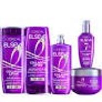 Kit Elseve Peptídeos de Colágen Lifter Sha 400ml Cond 400 ml Mascara Cr Pentear Leaving LOréal Paris Kit Elseve Peptídeos de Colágen Lifter Sha 400ml Cond 400 ml Mascara Cr Pentear Leaving LOréal Paris