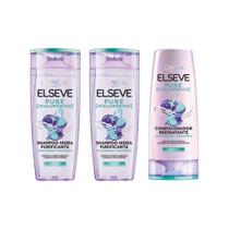 Kit Elseve Pure Hialuronico 1 Cond 400Ml + 2 Shampoo 400Ml Kit Elseve Pure Hialuronico 1 Cond 400Ml + 2 Shampoo 400Ml