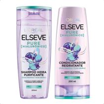 Kit Elseve Pure Hialurônico Sh 375ml + Condicionador 170ml Kit Elseve Pure Hialurônico Sh 375ml + Condicionador 170ml