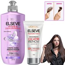 Kit Elseve Reparação Cicatri Renov Creme Hidra Preenchedor