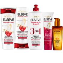 Kit Elseve Reparação Total Creme 3em1 Cicatri extraordinario Kit Elseve Reparação Total Creme 3em1 Cicatri extraordinario