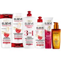 Kit Elseve Reparação Total Creme Milagroso Anti Danos Extrao