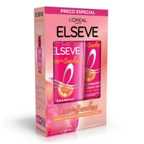 Kit Elseve Shampoo 375ml + Condicionador 170ml Liso dos Sonhos