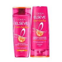 Kit Elseve Shampoo + Condicionador Liso Dos Sonhos Liquid Hair 200ml
