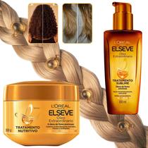 Kit Elseve Tratamento Nutritivo Mascara Oleo Extraordinario