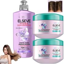 Kit Elseve Tratamento Pure Reequilibrante Hidra Preenchedor