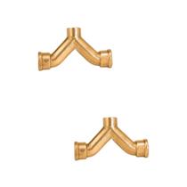 Kit eluma te curva dupla 22mmx3/4 l.r. (764) (2pcs) Kit eluma te curva dupla 22mmx3/4 l.r. (764) (2pcs)